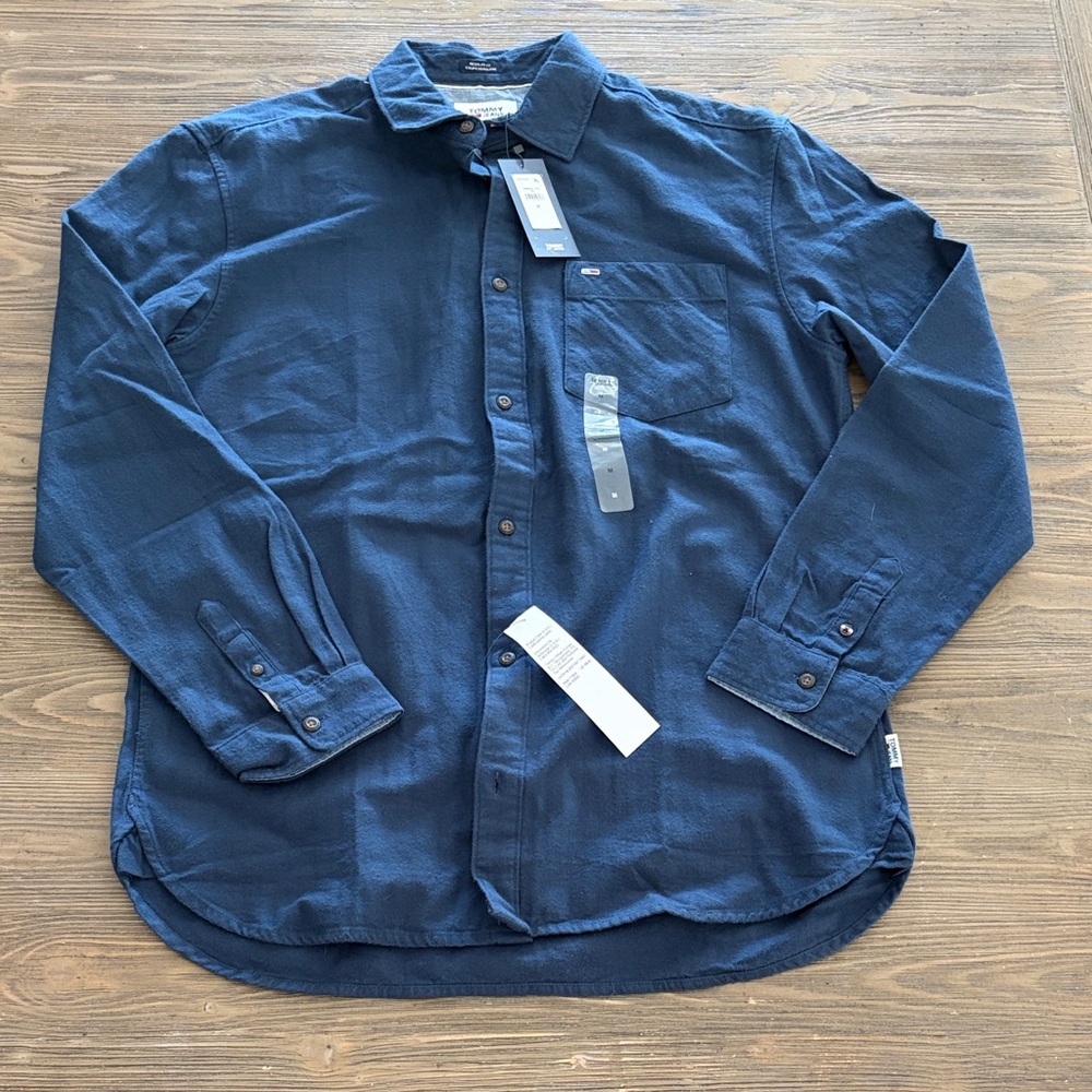 Tommy Hilfiger Navy Button Down Shirt